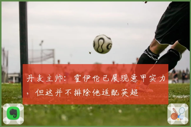 丹麦主帅:霍伊伦已展现意甲实力,但这并不排除他适配英超